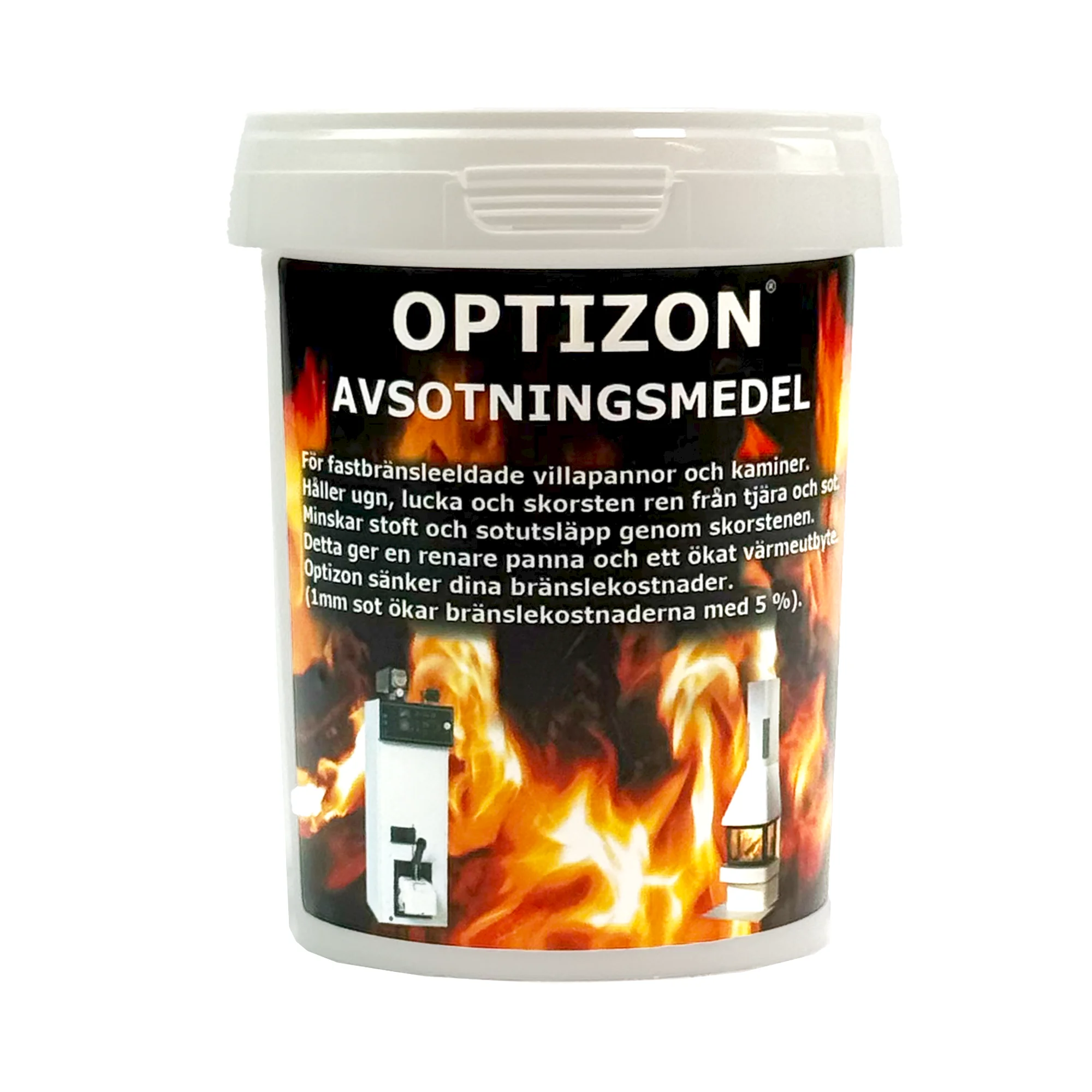 Avsotningsmedel Optizon 900g - För kamin & panna