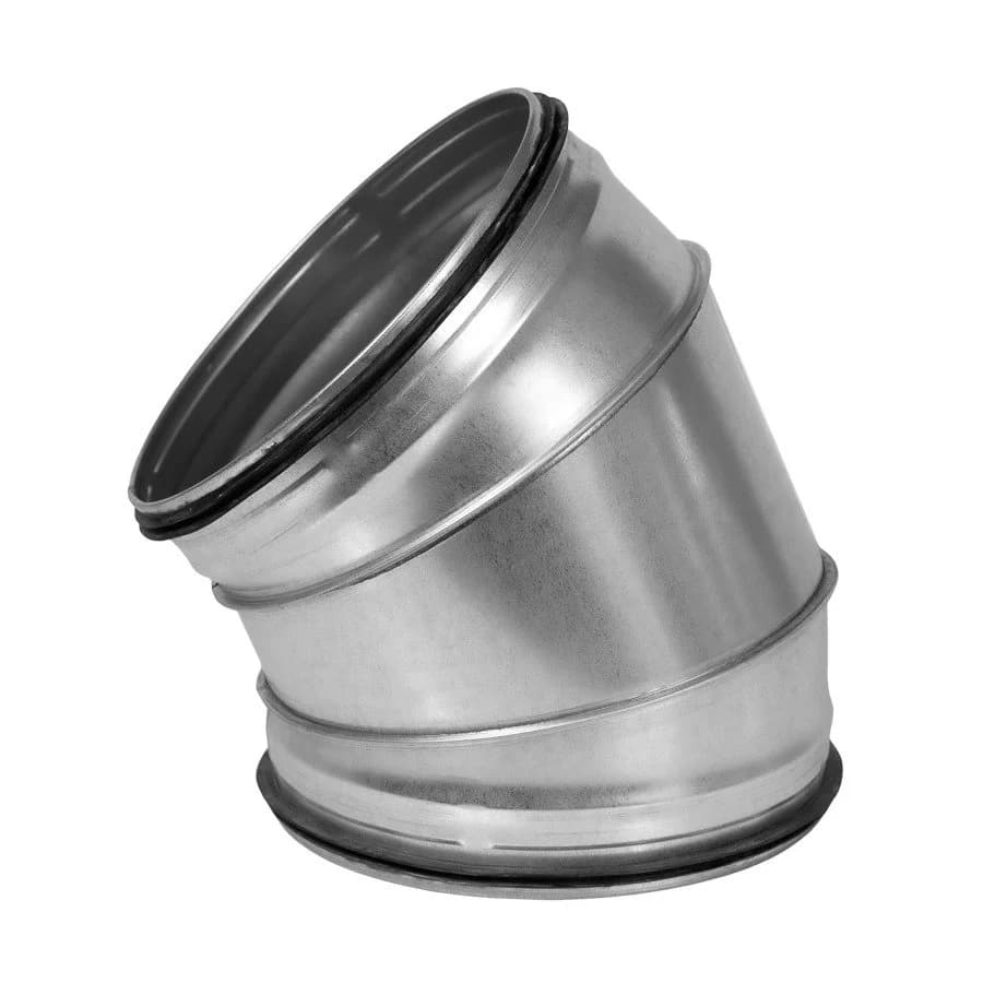 Ventilationsböj 30° med tätning – (flera diametrar)