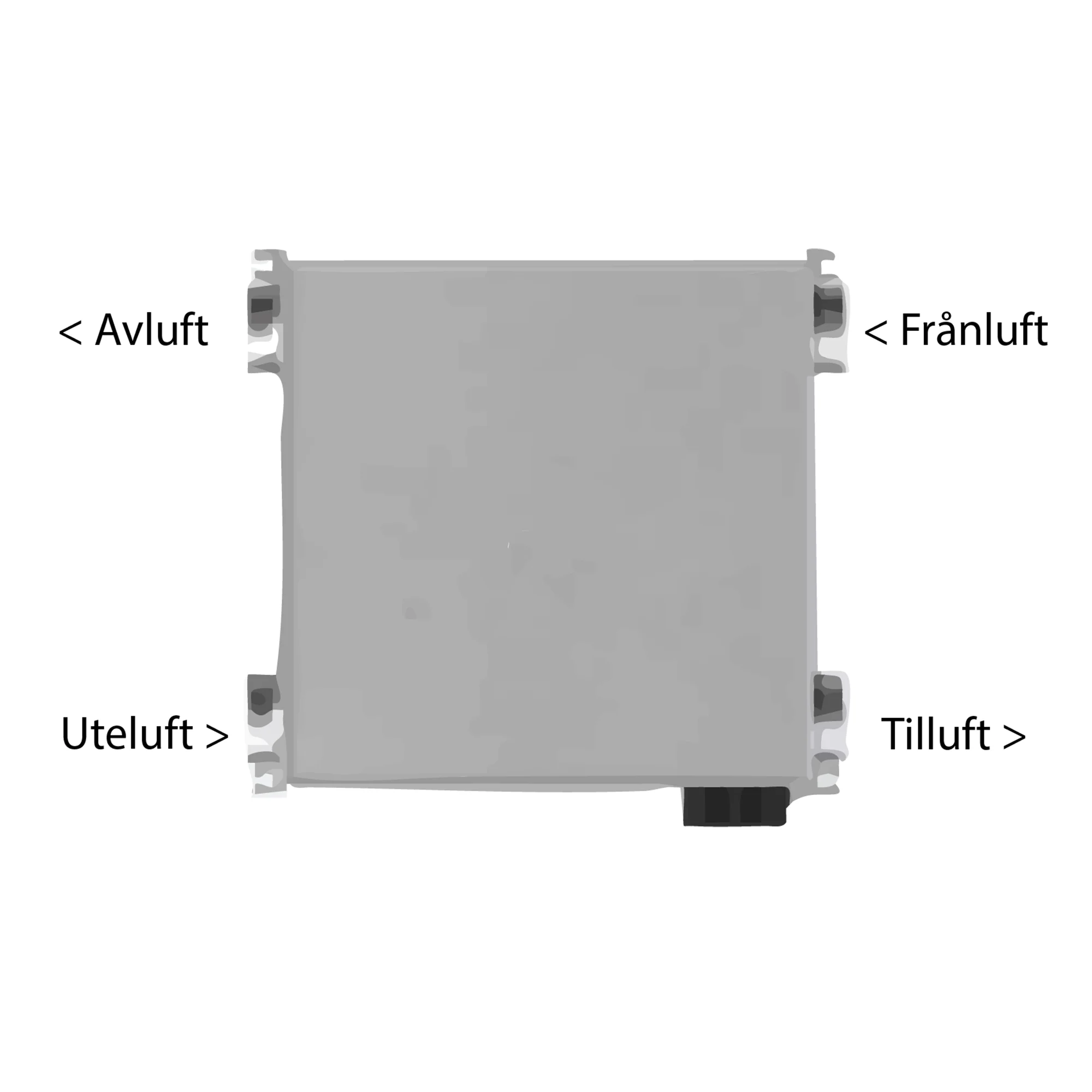 FTX-aggregat LFA 150C – ventilation upp till 70 m²